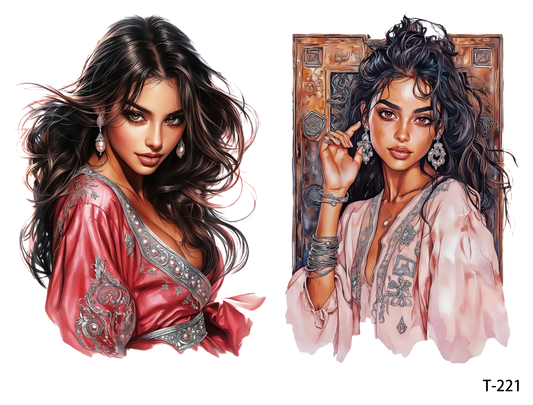 T221-T230 3D pre-cut embossed sticker 1pcs(4.92*3.74 inch) T221