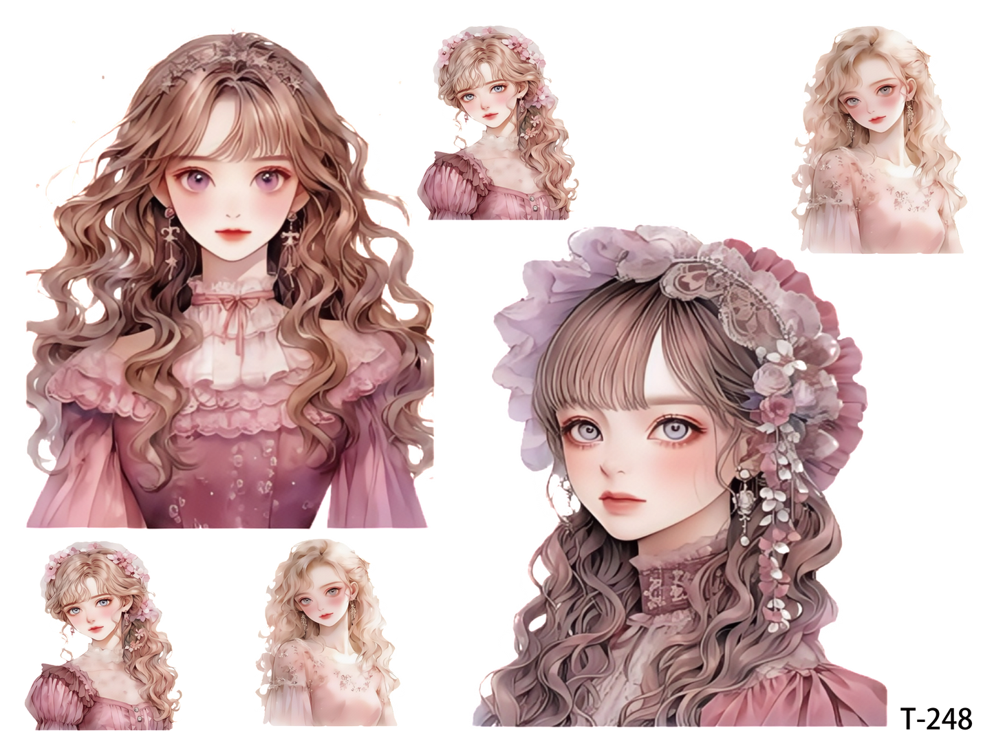 T241-T250 3D pre-cut embossed sticker 1pcs(4.92*3.74 inch) T248