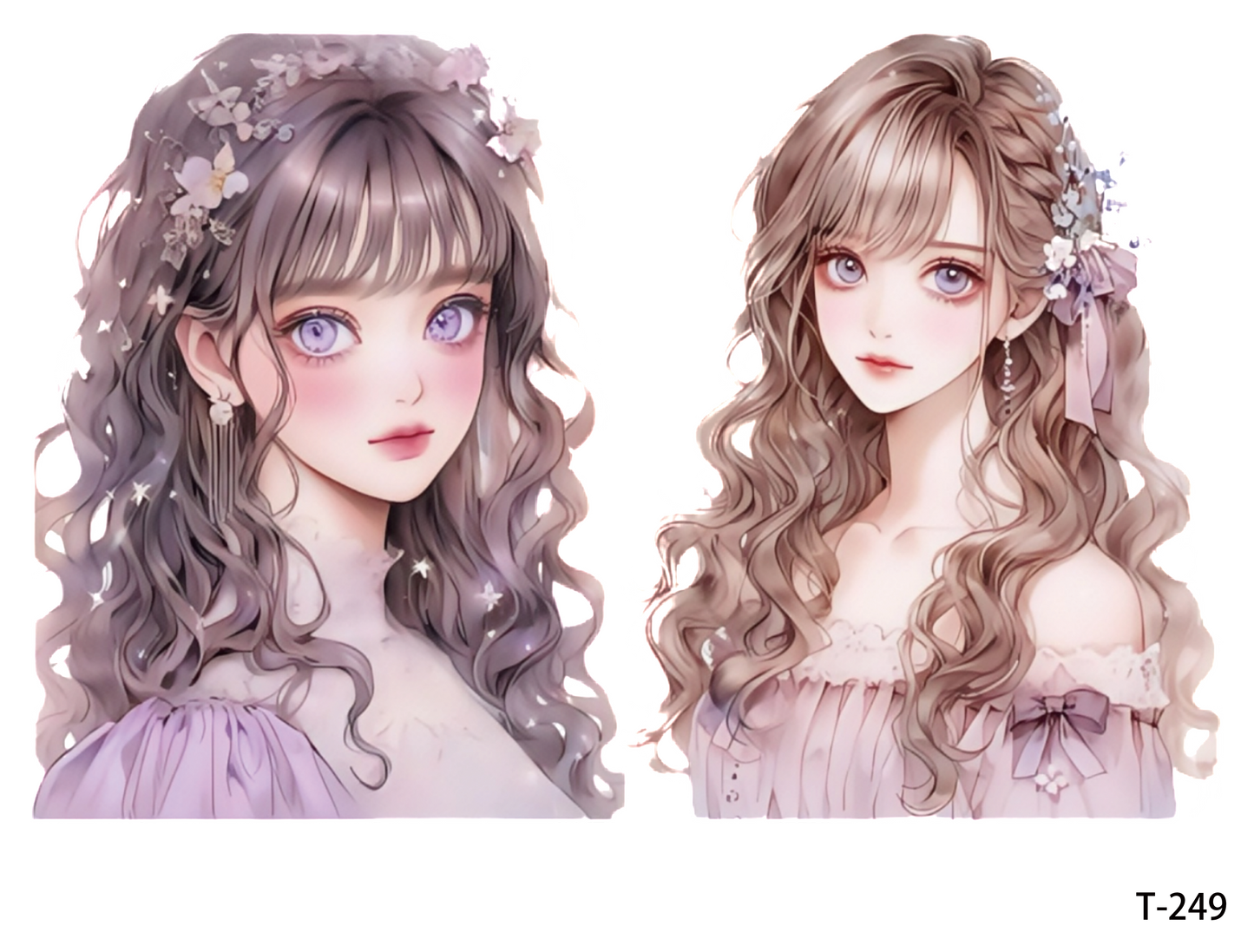 T241-T250 3D pre-cut embossed sticker 1pcs(4.92*3.74 inch) T249