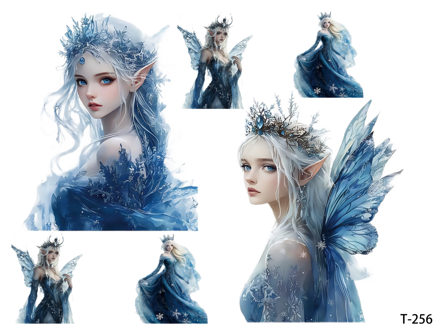 T251-T260 3D pre-cut embossed sticker 1pcs(4.92*3.74 inch) T256