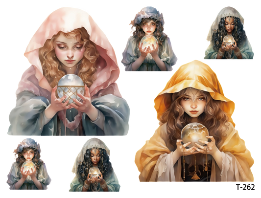 T261-T270 3D pre-cut embossed sticker 1pcs(4.92*3.74 inch) T262