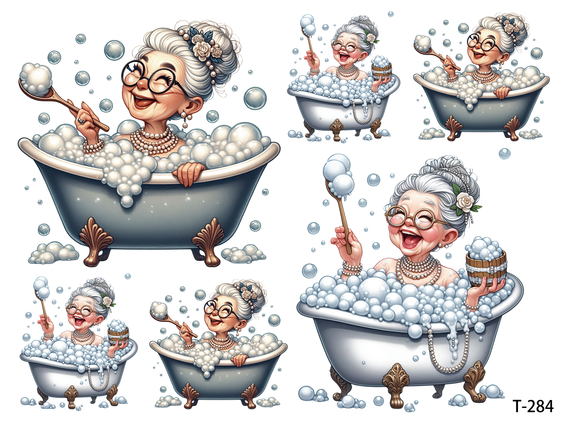 T281-T290 3D pre-cut embossed sticker 1pcs(4.92*3.74 inch) T284