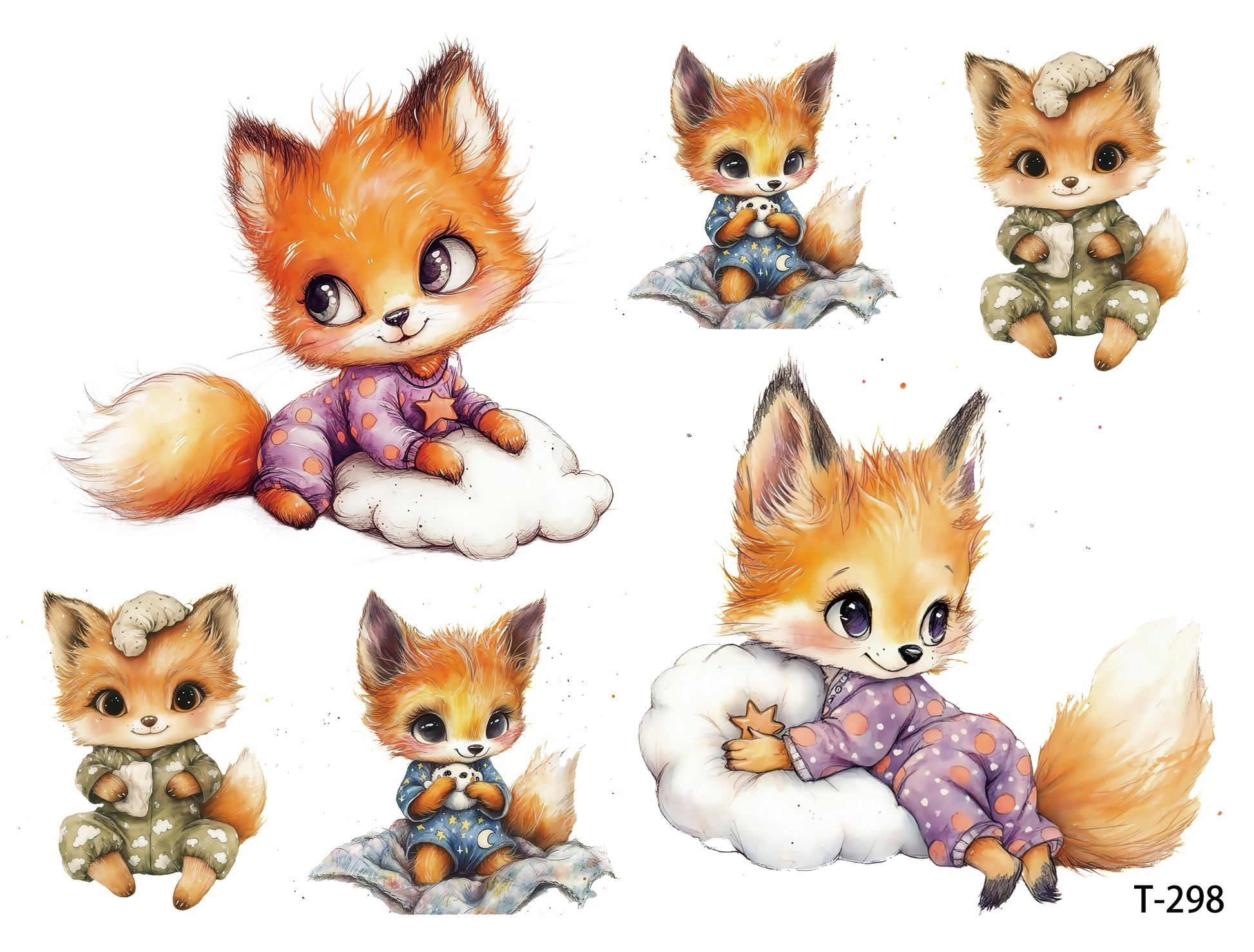 T291-T300 3D pre-cut embossed sticker 1pcs(4.92*3.74 inch) T298