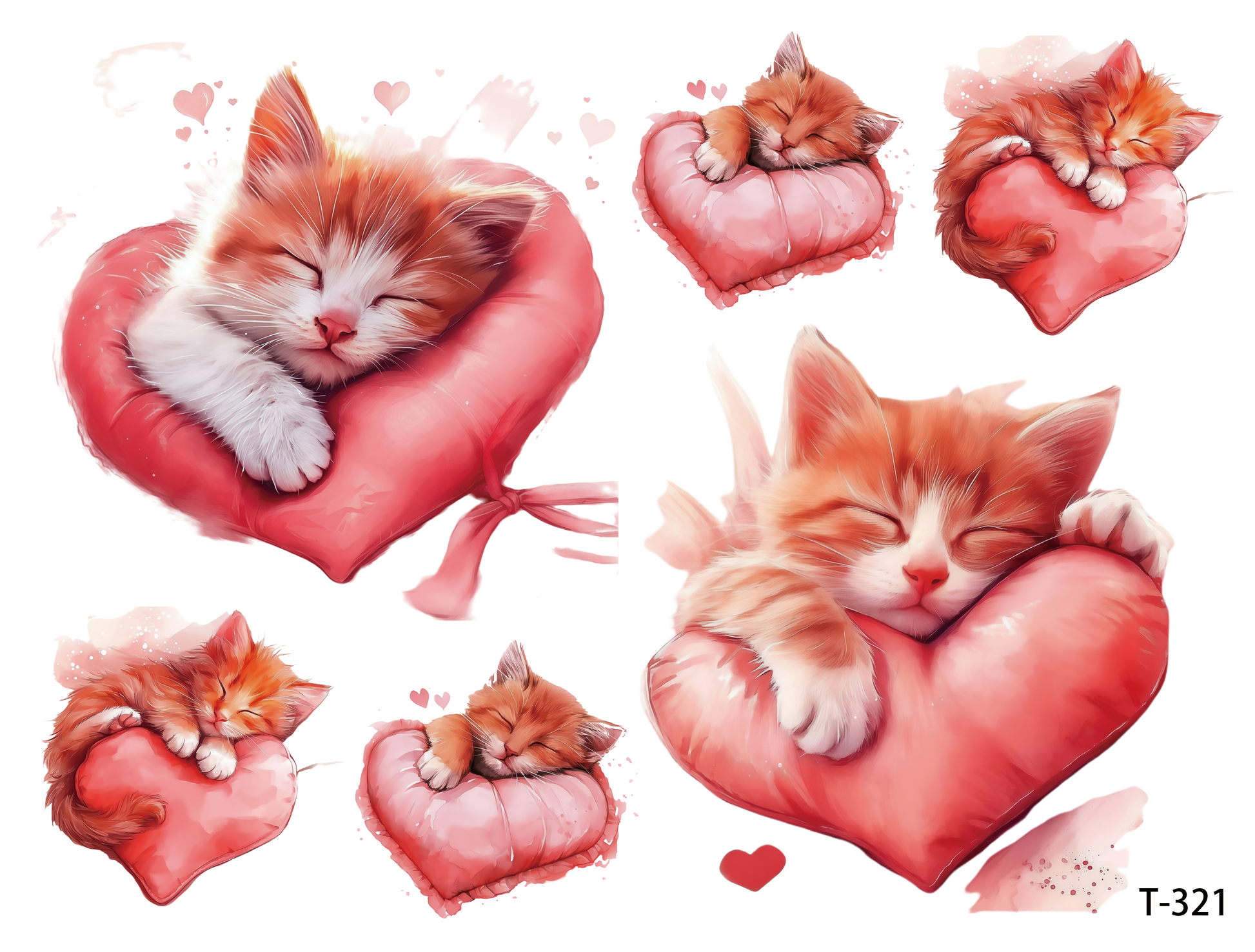 T321-T330 3D pre-cut embossed sticker 1pcs(4.92*3.74 inch) T321