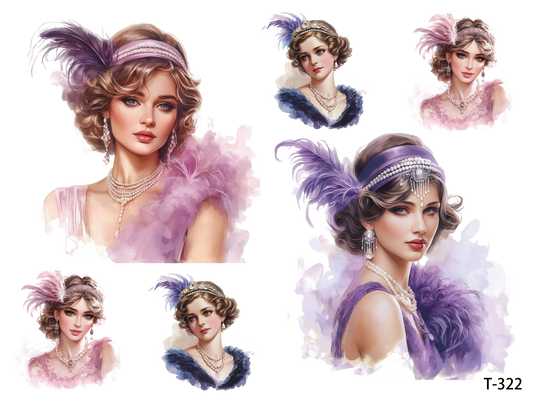 T321-T330 3D pre-cut embossed sticker 1pcs(4.92*3.74 inch) T322