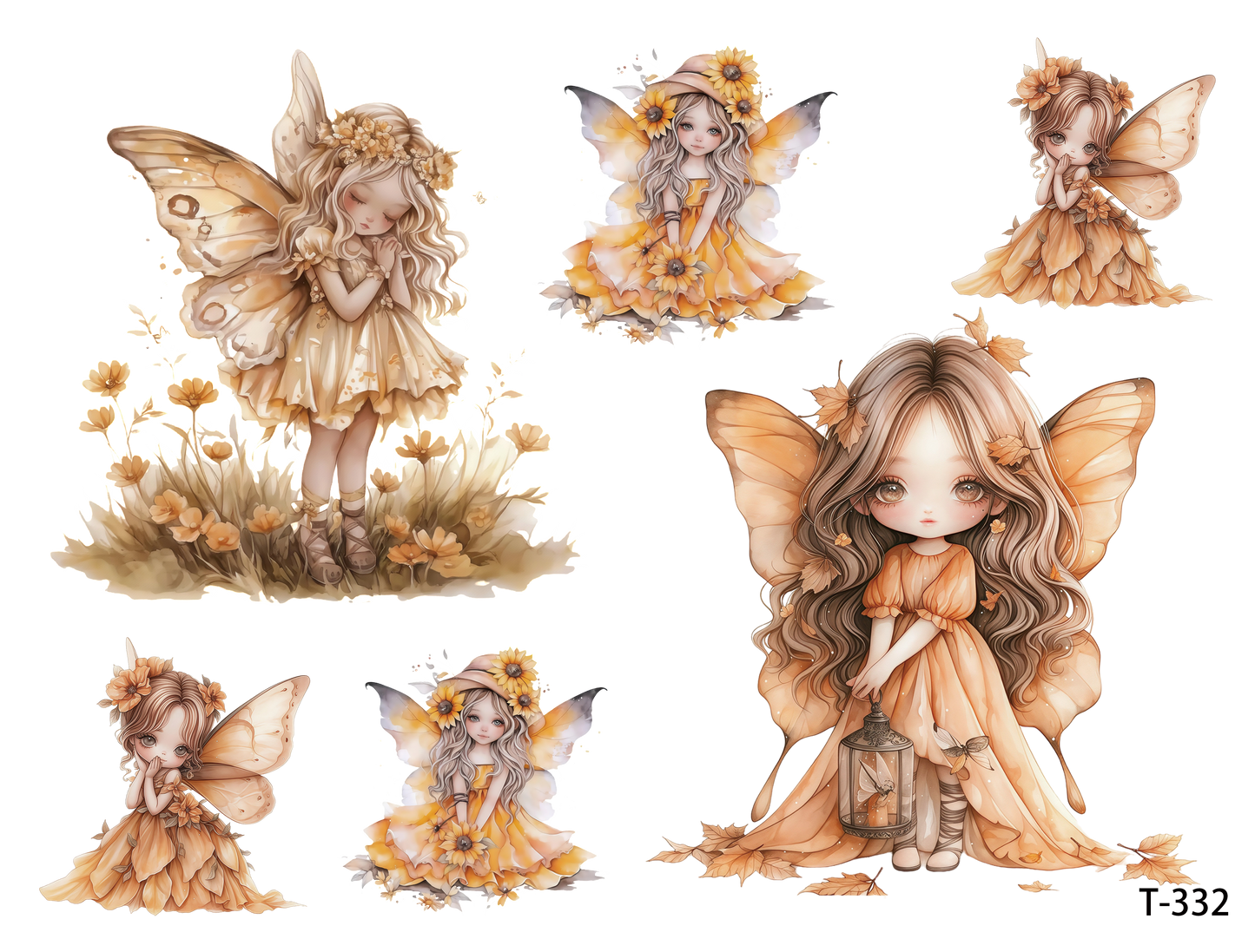 T331-T340 3D pre-cut embossed sticker 1pcs(4.92*3.74 inch) T332