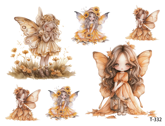 T331-T340 3D pre-cut embossed sticker 1pcs(4.92*3.74 inch) T332