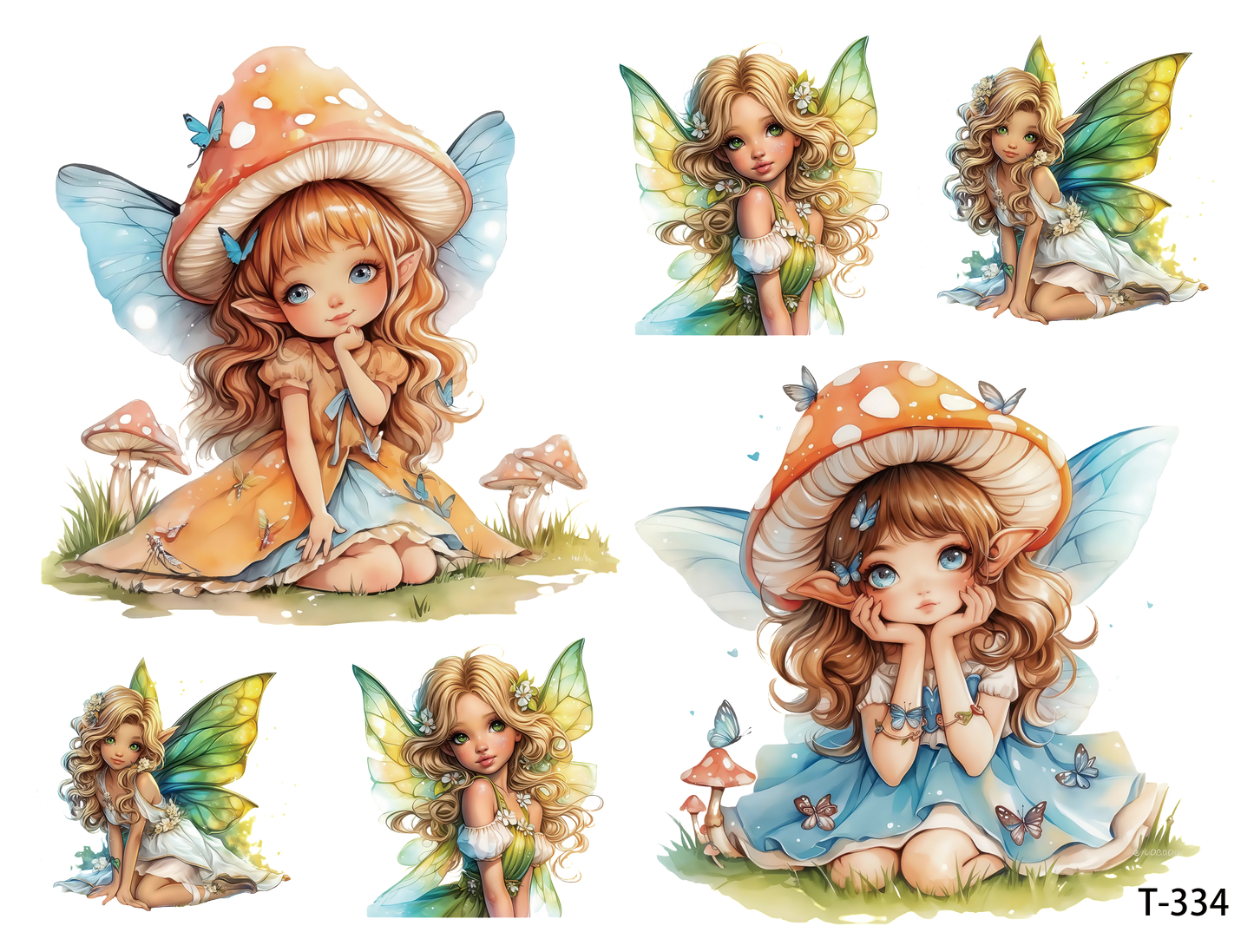 T331-T340 3D pre-cut embossed sticker 1pcs(4.92*3.74 inch) T334