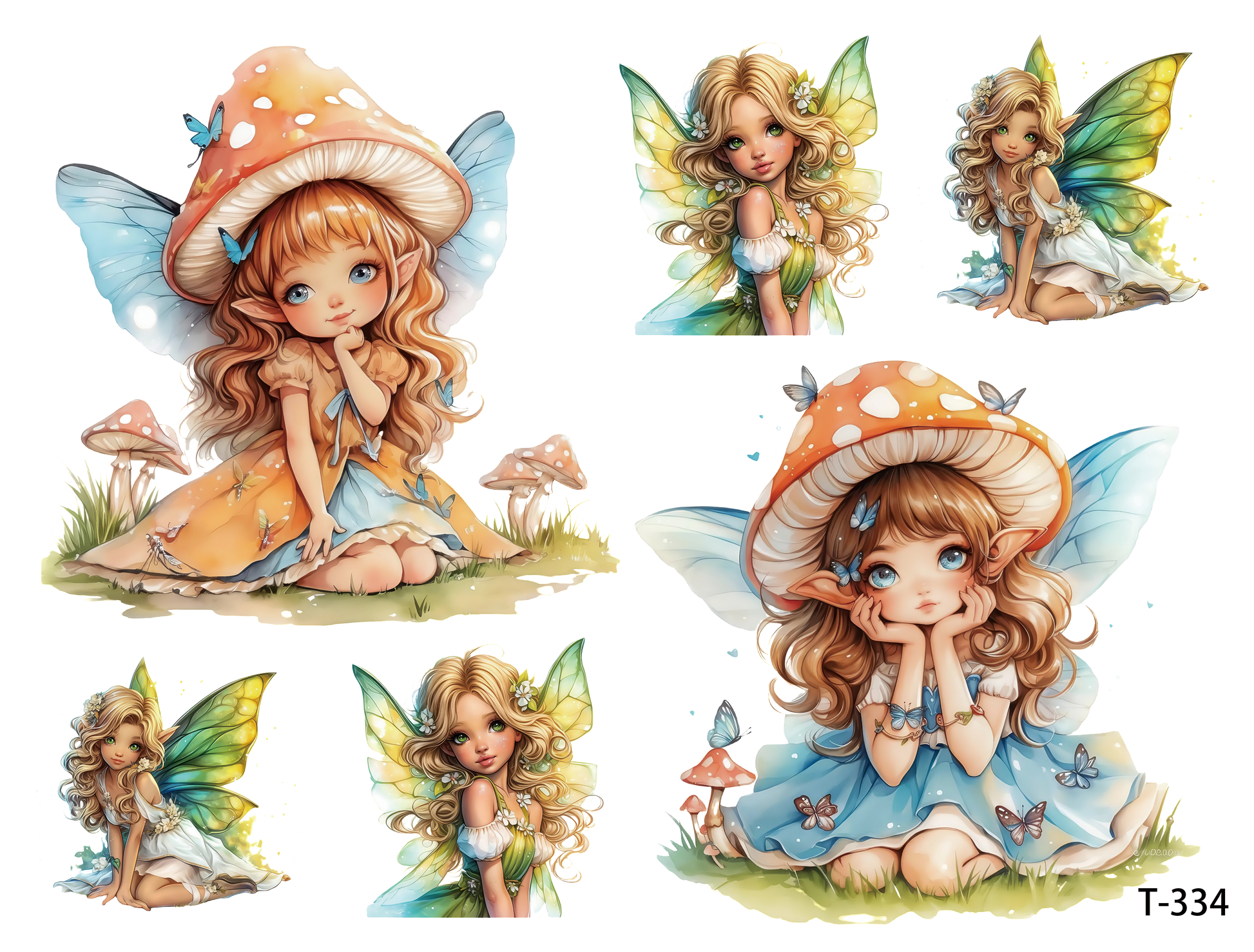 T331-T340 3D pre-cut embossed sticker 1pcs(4.92*3.74 inch) T334