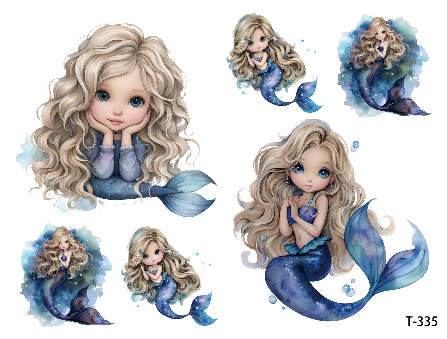 T331-T340 3D pre-cut embossed sticker 1pcs(4.92*3.74 inch) T335