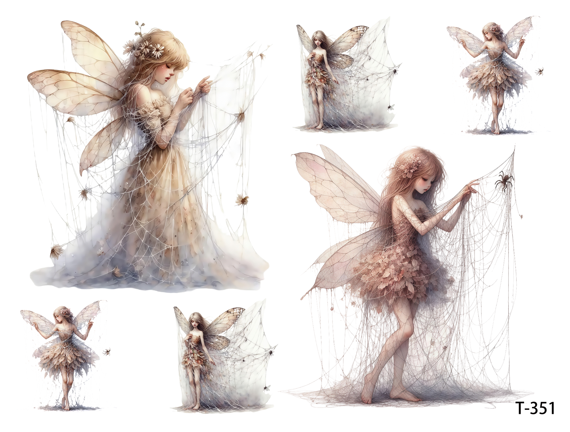 T351-T360 3D pre-cut embossed sticker 1pcs(4.92*3.74 inch) T351