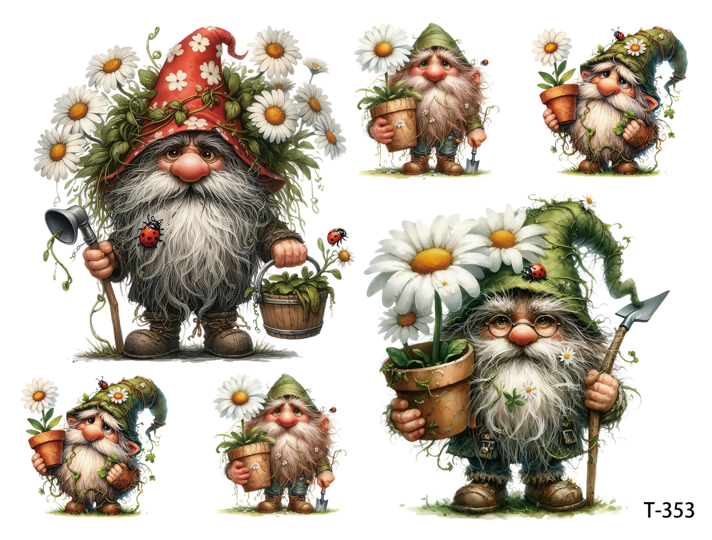 T351-T360 3D pre-cut embossed sticker 1pcs(4.92*3.74 inch) T353