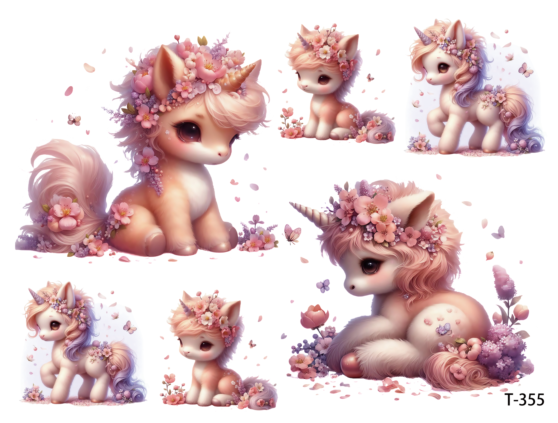 T351-T360 3D pre-cut embossed sticker 1pcs(4.92*3.74 inch) T355