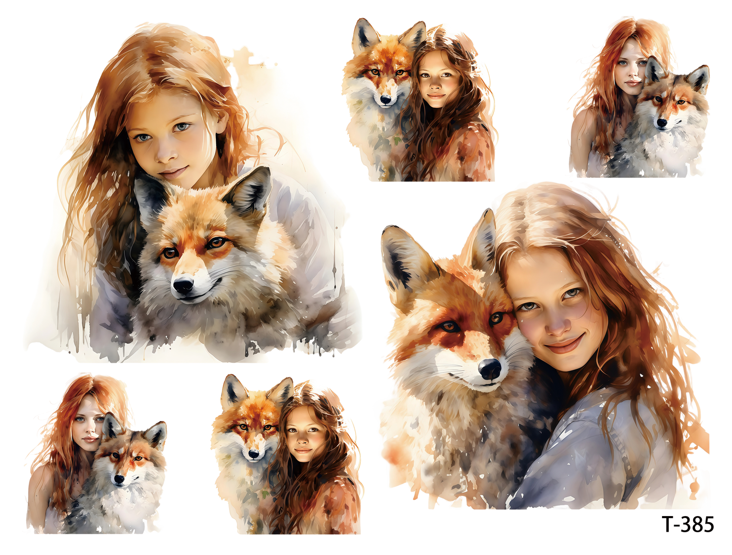 T381-T390 3D pre-cut embossed sticker 1pcs(4.92*3.74 inch) T385