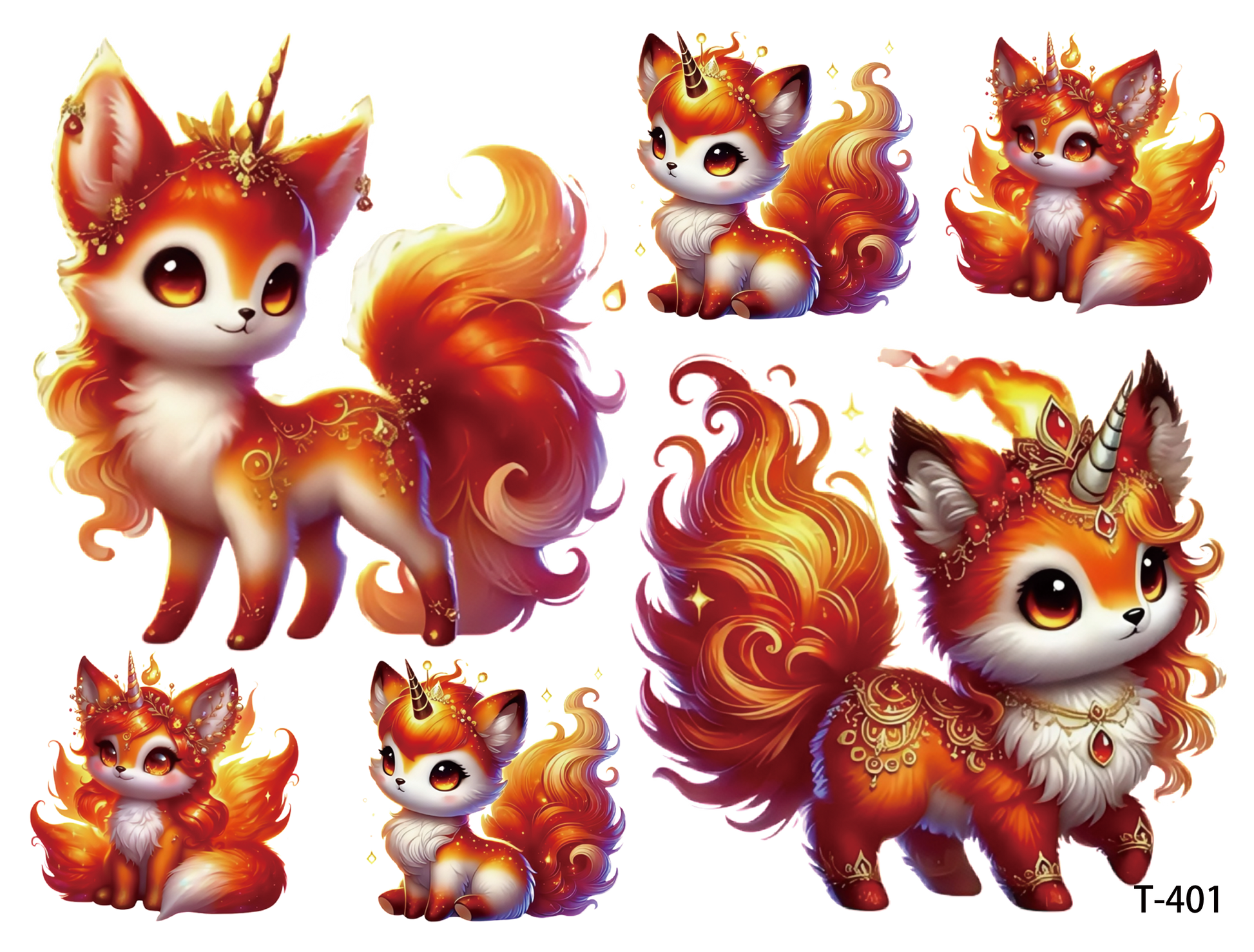 T401-T408 3D pre-cut embossed sticker 1pcs(4.92*3.74 inch) T401