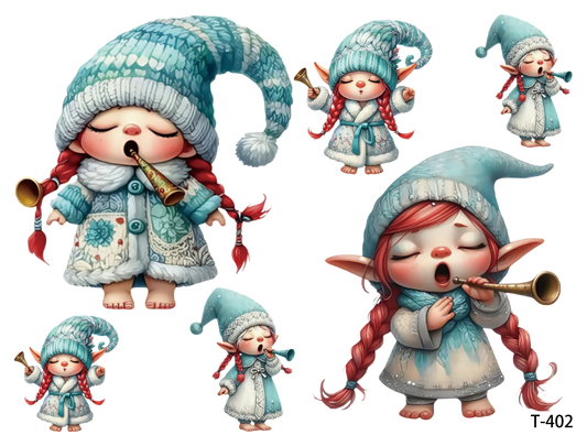 T401-T408 3D pre-cut embossed sticker 1pcs(4.92*3.74 inch) T402