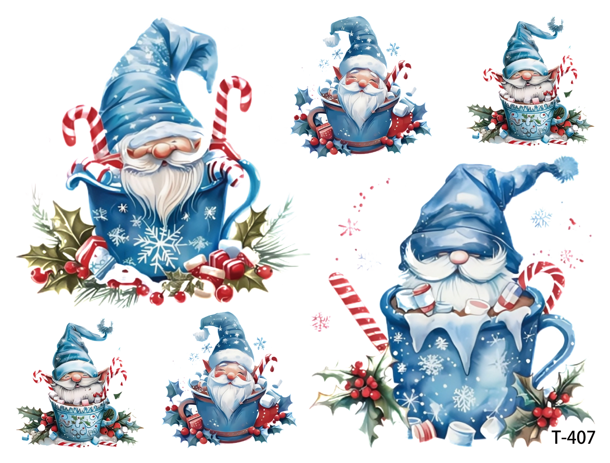 T401-T408 3D pre-cut embossed sticker 1pcs(4.92*3.74 inch) T407
