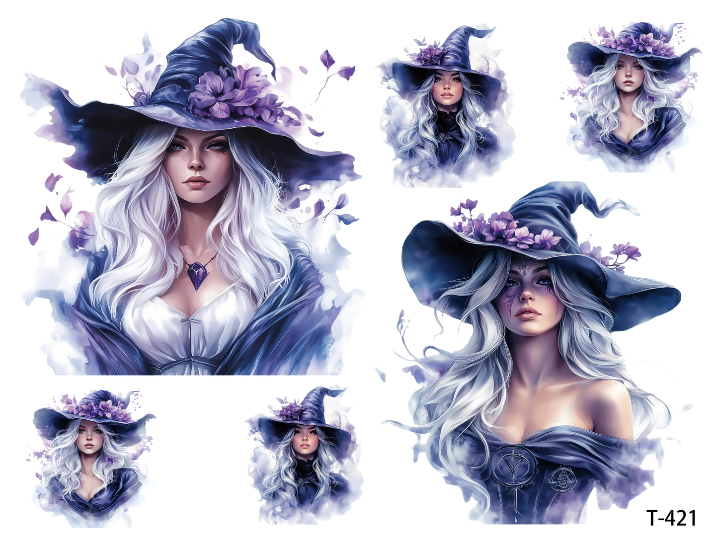 T421-T430 3D pre-cut embossed sticker 1pcs(4.92*3.74 inch) T421