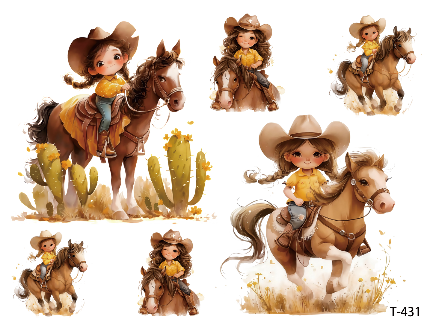 T431-T440 3D pre-cut embossed sticker 1pcs(4.92*3.74 inch) T431