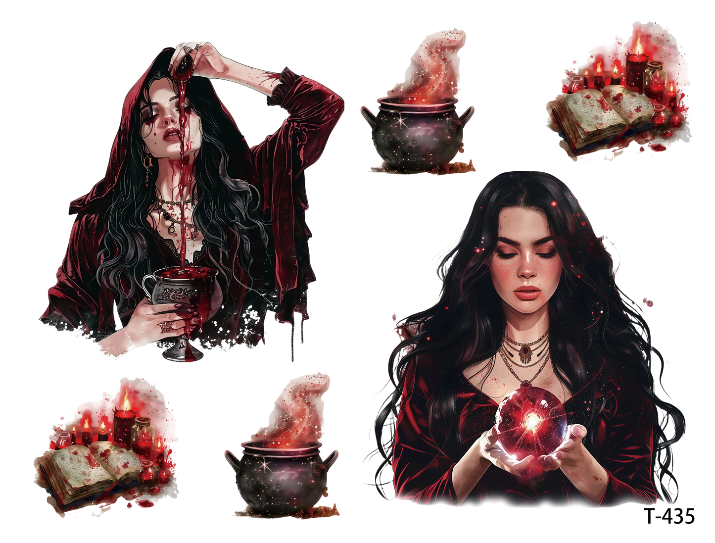 T431-T440 3D pre-cut embossed sticker 1pcs(4.92*3.74 inch) T435