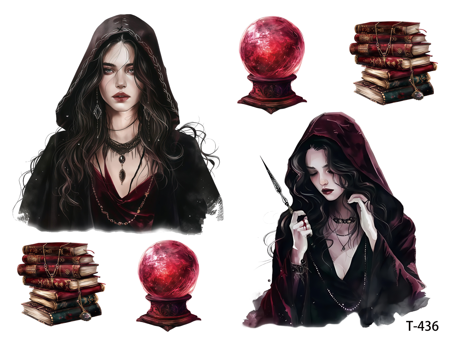 T431-T440 3D pre-cut embossed sticker 1pcs(4.92*3.74 inch) T436