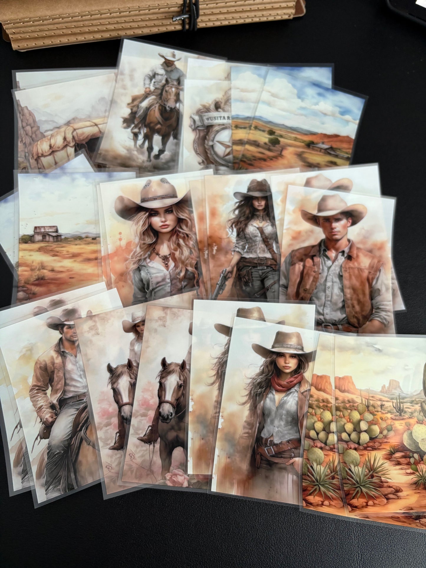 X03 PET background sticker junk journal, scrapbooking,bullet journal, card making 1pack 24 pcs (pattern size 6.4*8.7 cm)