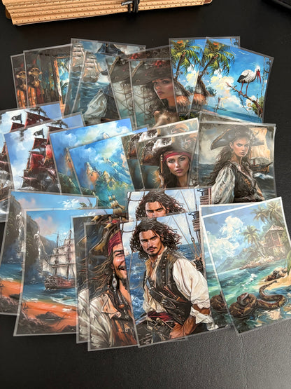 X04 PET background sticker junk journal, scrapbooking,bullet journal, card making 1pack 24 pcs (pattern size 6.4*8.7 cm)