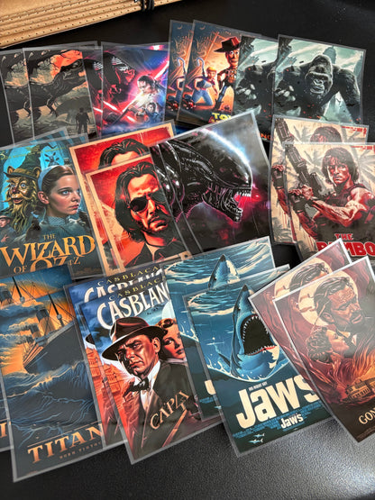 X07 PET background sticker junk journal, scrapbooking,bullet journal, card making 1pack 24 pcs (pattern size 6.4*8.7 cm)