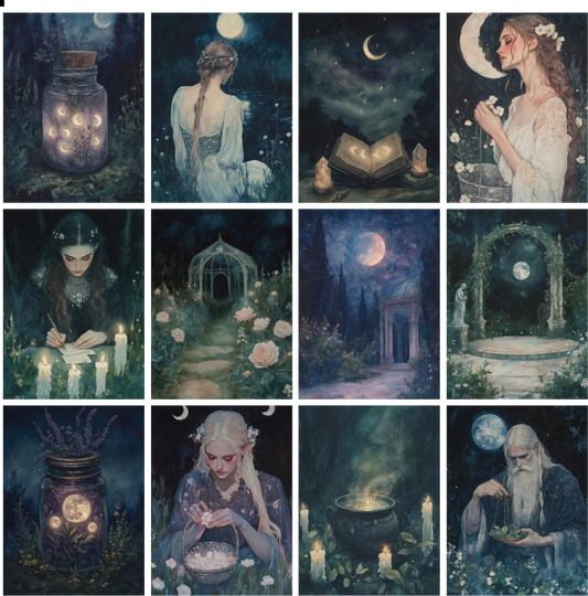 X14 PET background sticker junk journal, scrapbooking,bullet journal, card making 1pack 24 pcs (pattern size 6.4*8.7 cm)